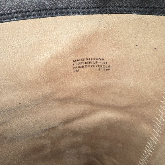 Michael Kors Black Leather Knee Boot - Picture 14 of 14